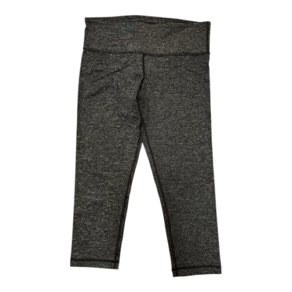 Lululemon Athletica Dark Gray Heathered Cropped Leggings
